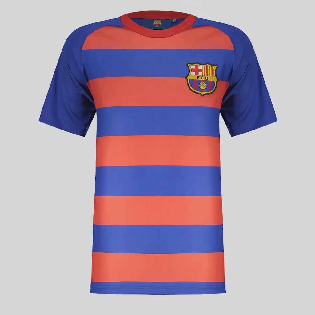 Camisa Barcelona Dry Fit FutFanatics Infantil