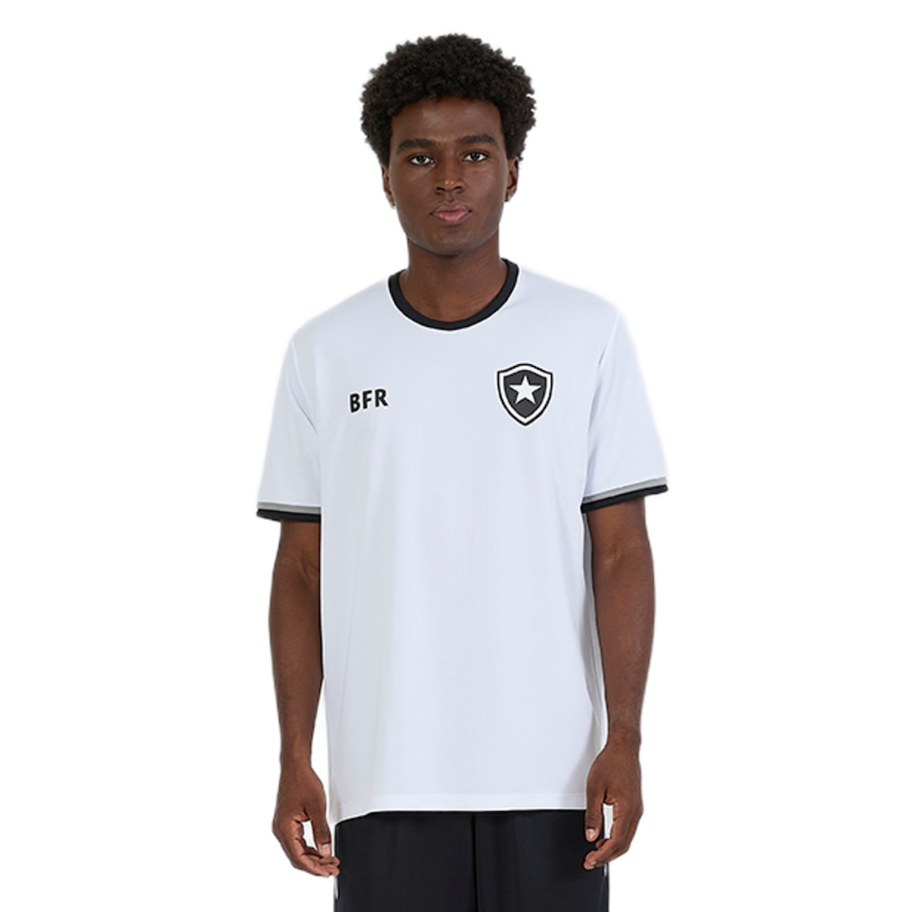 Camisa do Botafogo Sensação Branco Braziline - Masculino