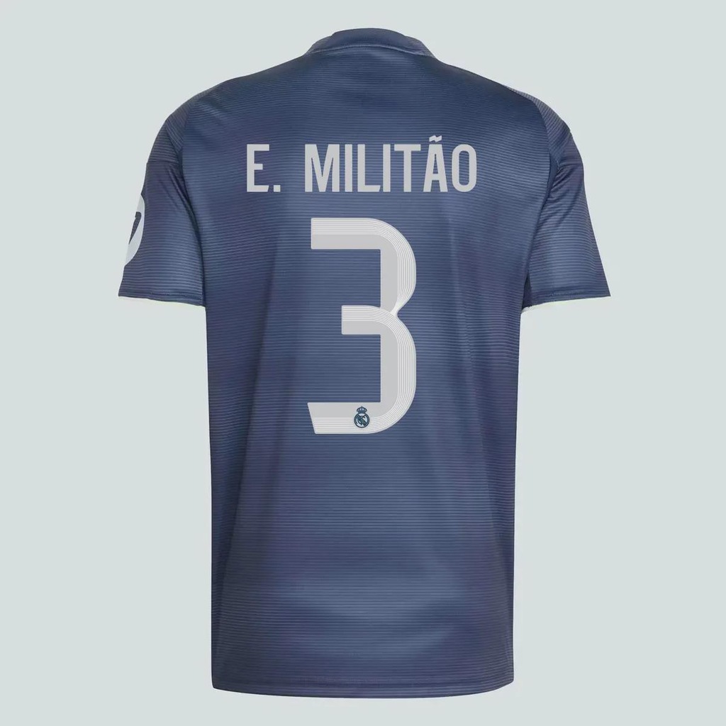Camisa Real Madrid II 25/26 3 E. Militão Masculina Adidas
