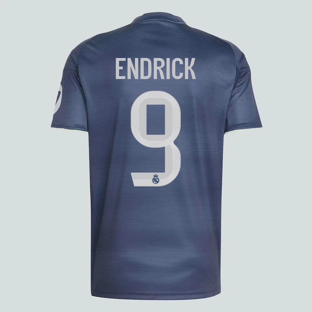 Camisa Real Madrid II 2026 Masculina Adidas 9 Endrick