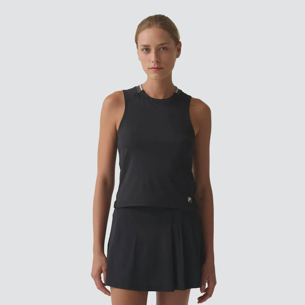 Camiseta Regata Feminina Fila Match Ao