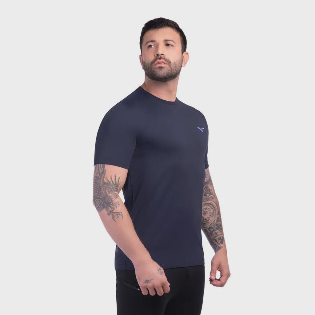 Imagem 2 do produto Camiseta de Corrida Mizuno Focus Stamp 2 Masculina