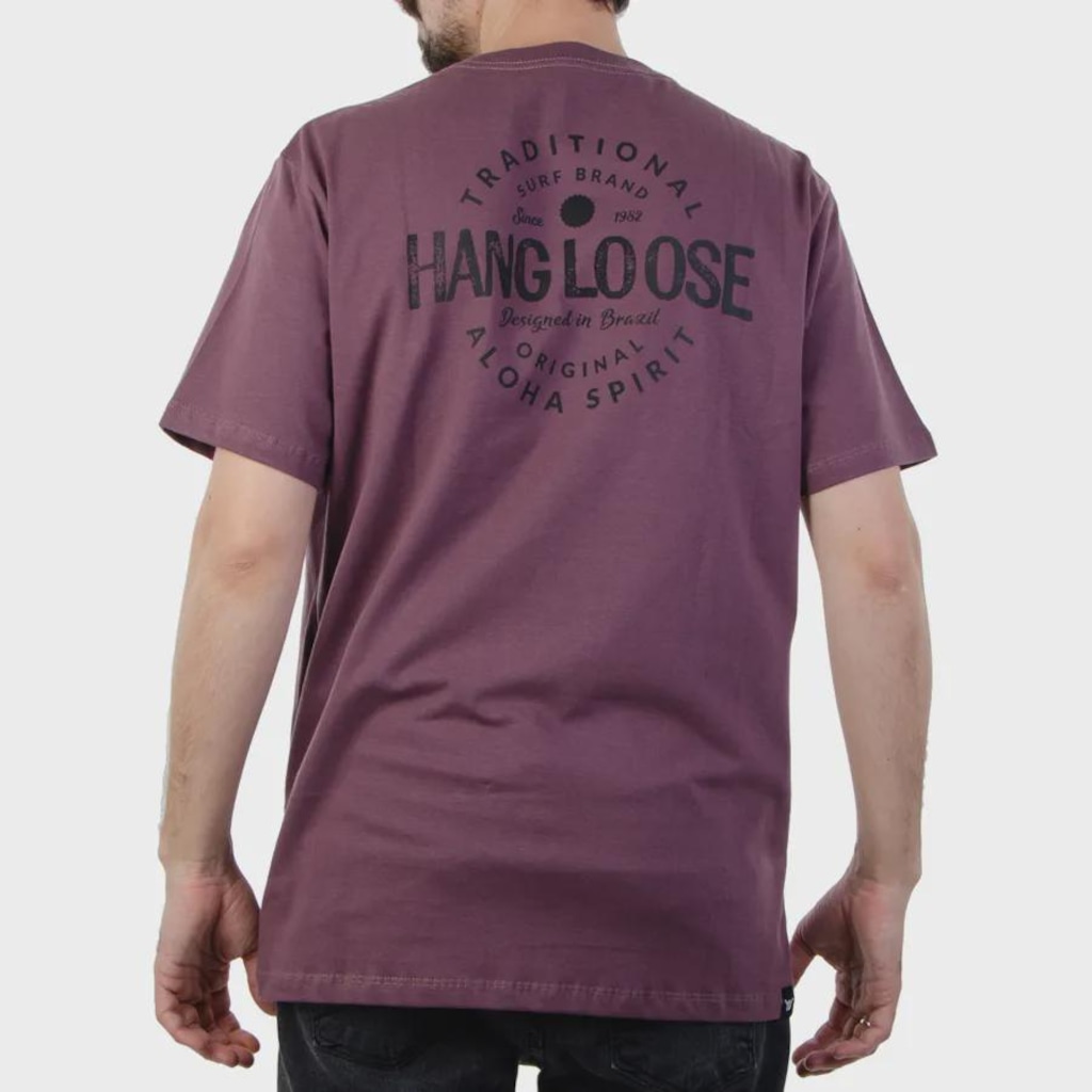 Camiseta Masculina Hang Loose Roundtypo - Masculino