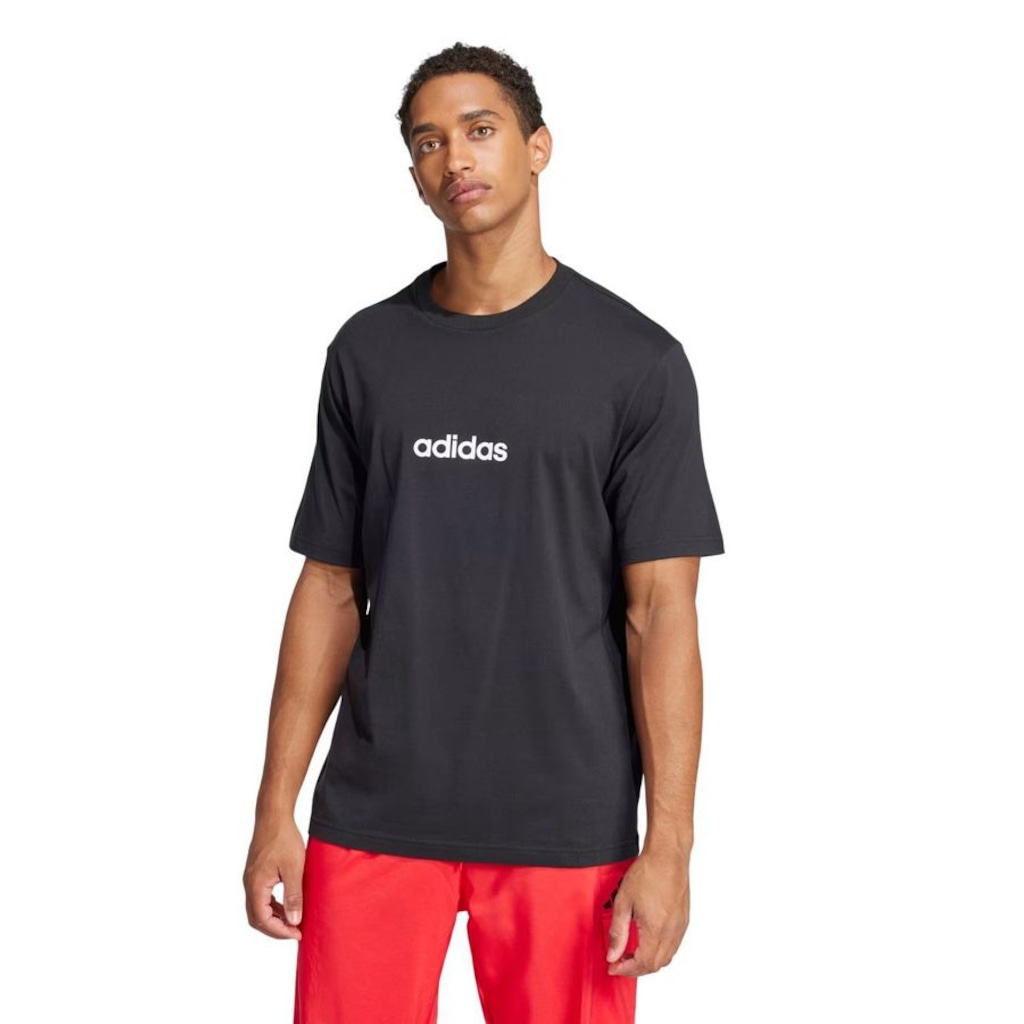 Camiseta Masculina Adidas Logo Linear