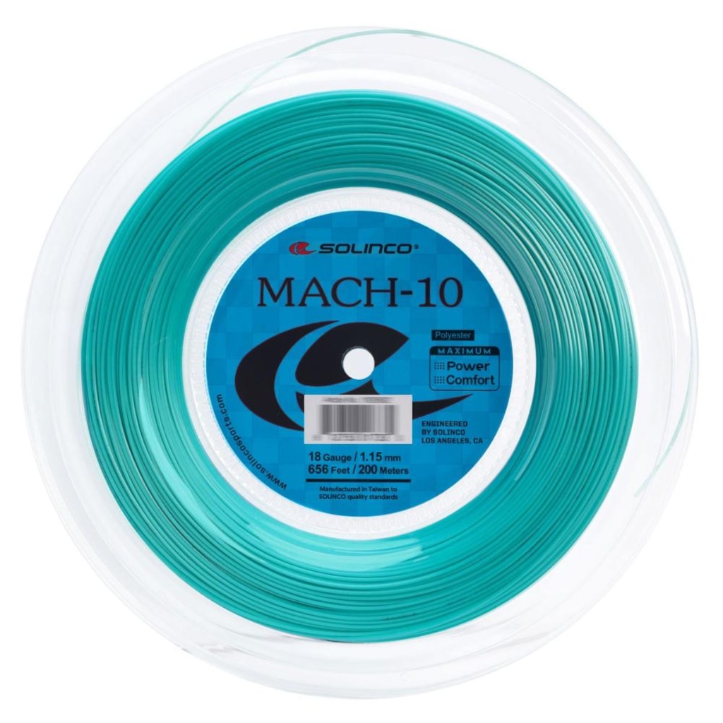 Corda Solinco Mach-10 -18 1.15mm - Rolo com 200 Metros