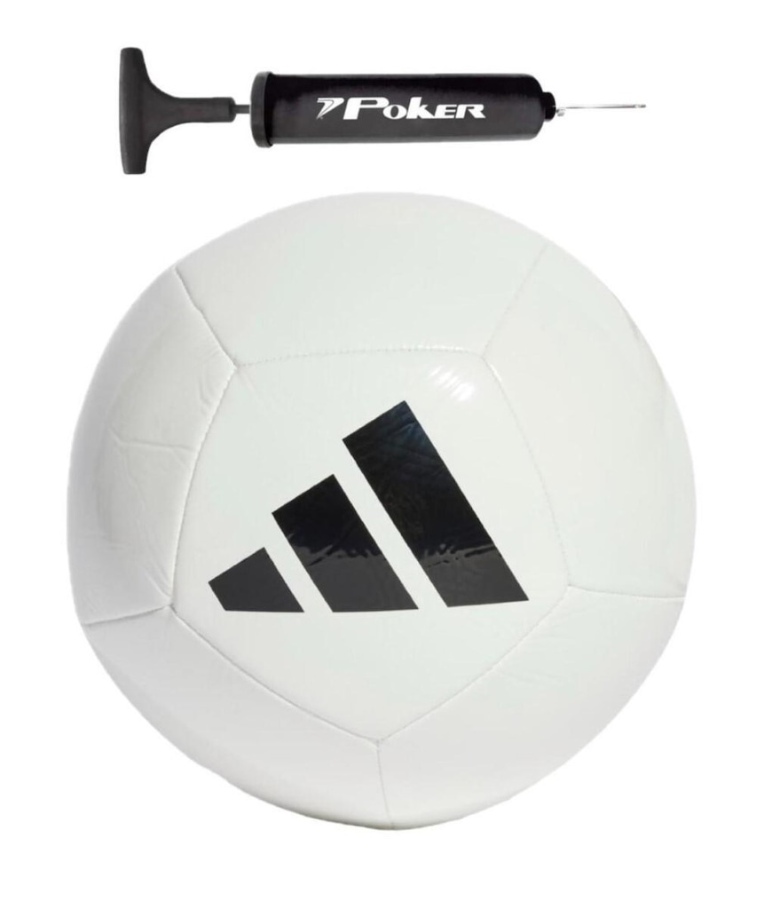Kit Bola de Futebol de Campo Adidas Universadi + Bomba de Ar