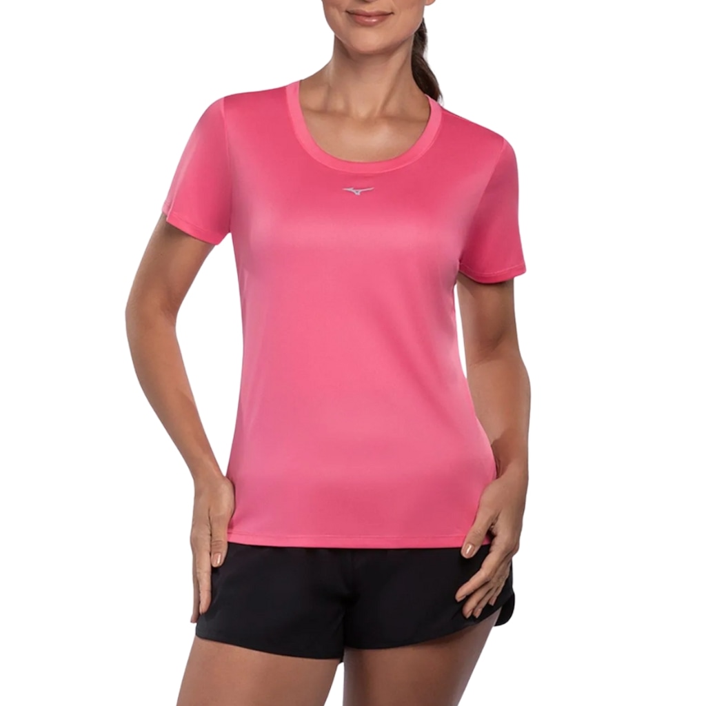 Camiseta Mizuno Spark Camellia - Feminino
