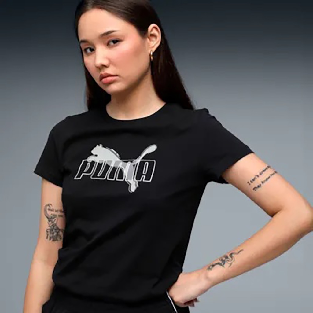 Imagem 3 do produto Camiseta Puma Feminina Essentials Logo Lab Algodão