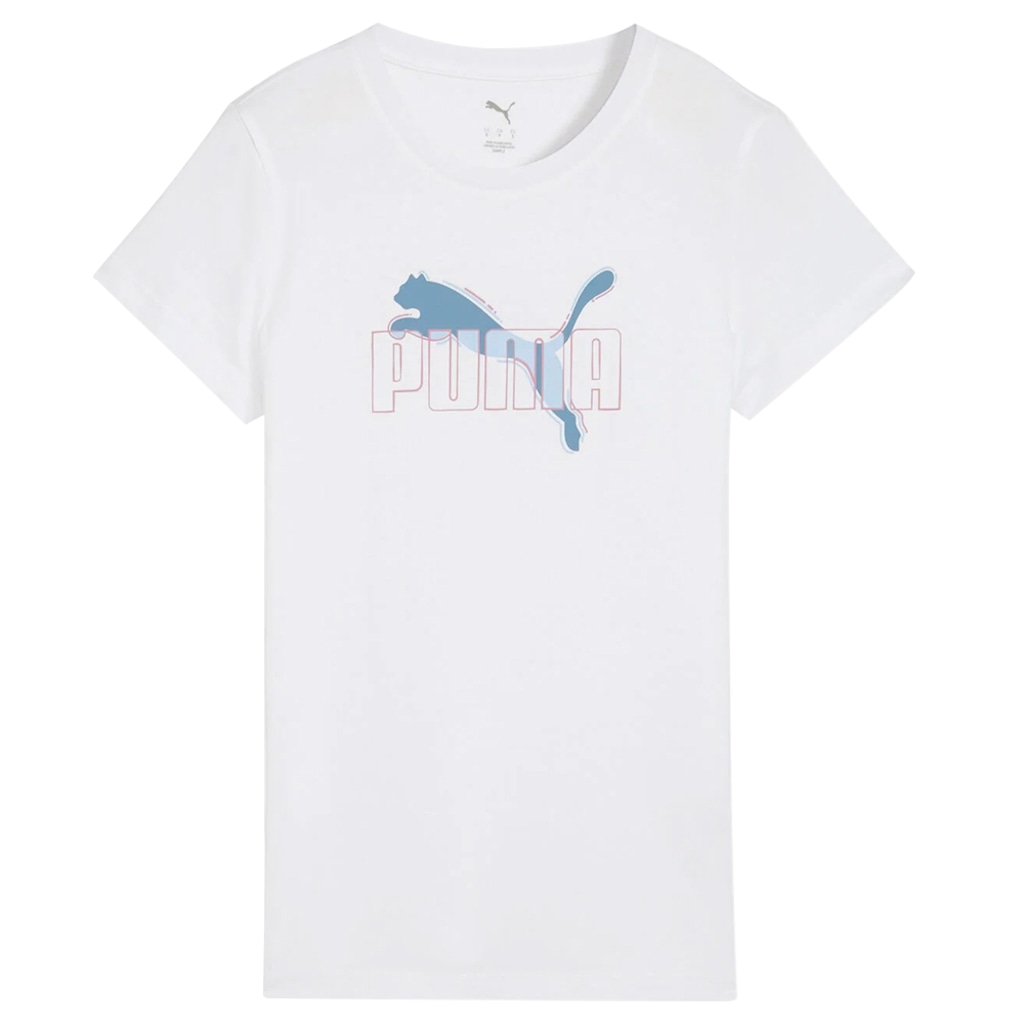 Camiseta Puma Feminina Essentials Logo Lab Algodão
