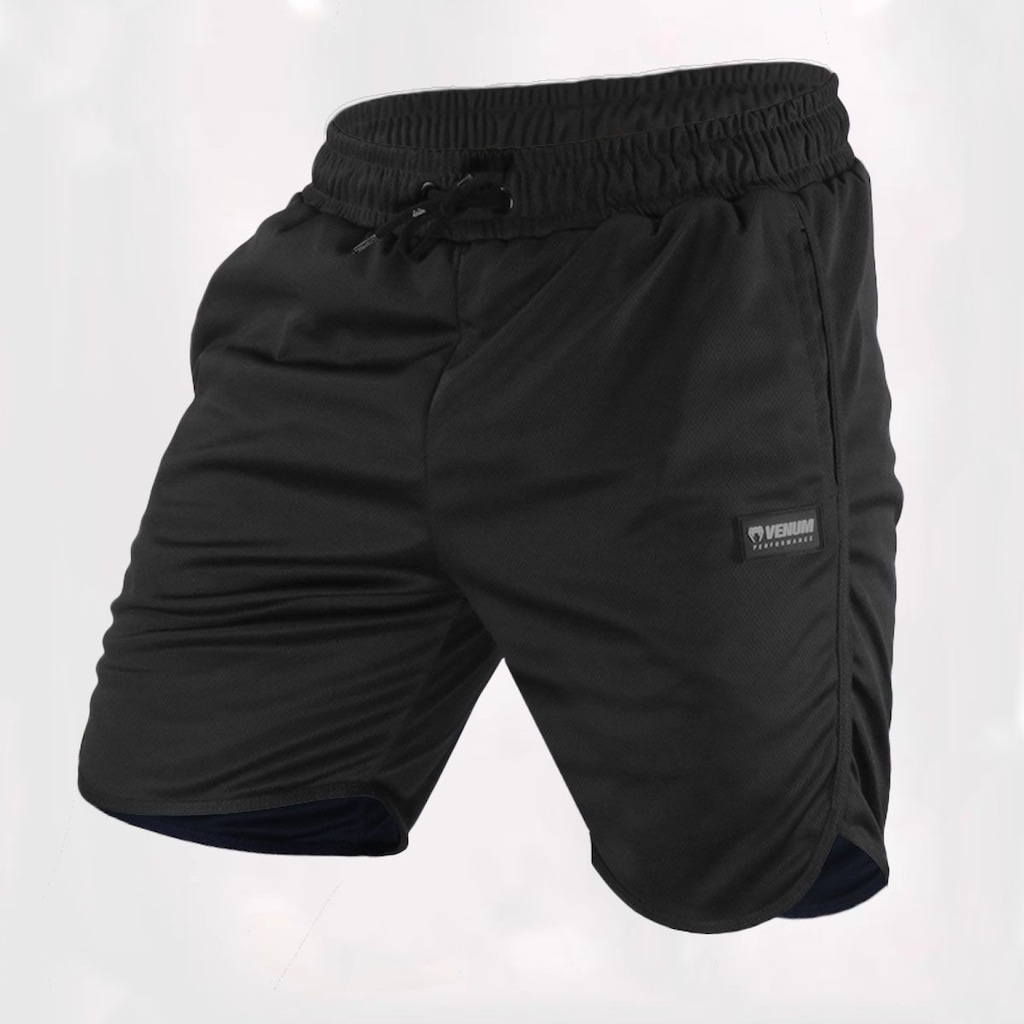 Bermuda Masculina Treino Venum Slim Fit Dark