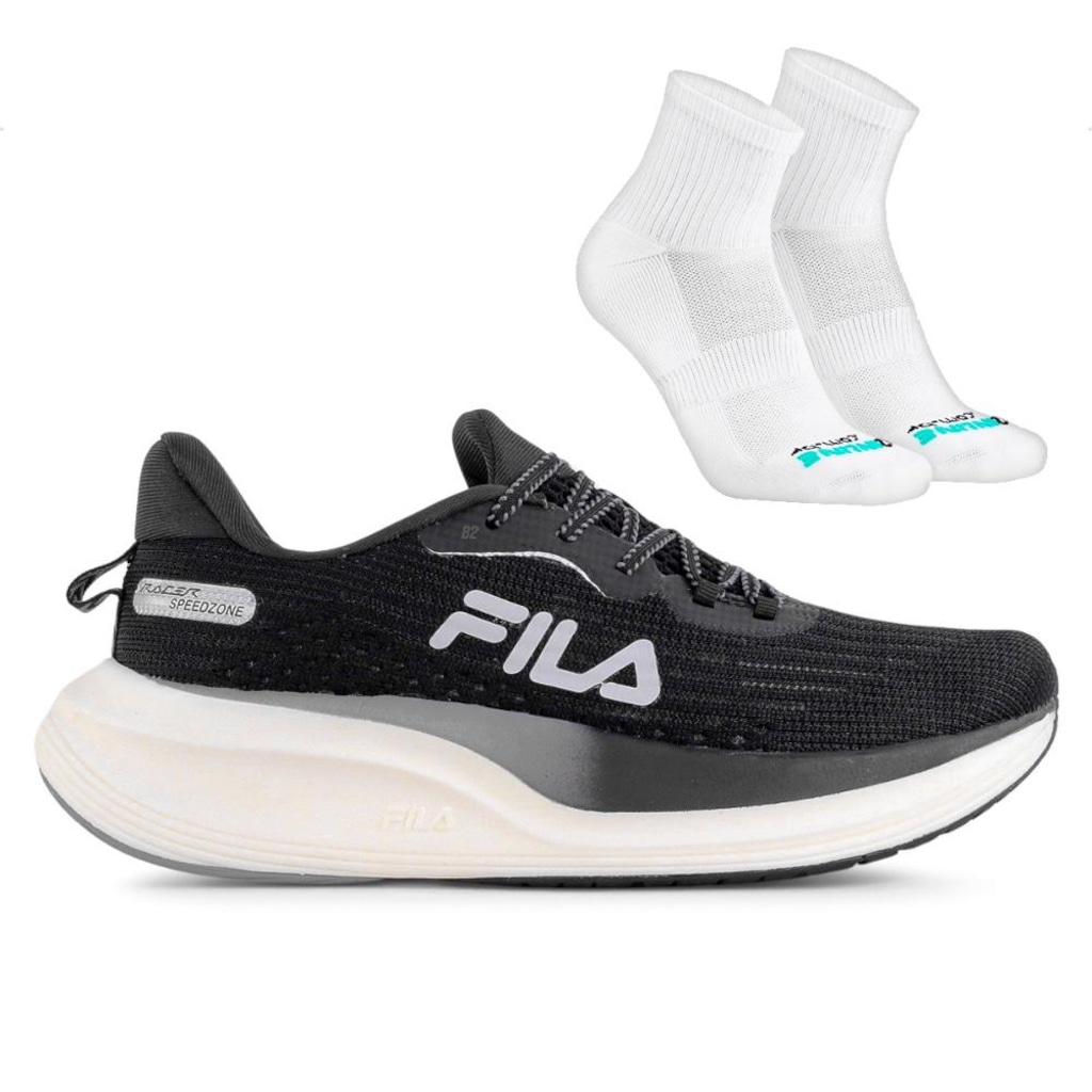 Tênis Fila Racer Speedzone Feminino + Par de Meias Performance