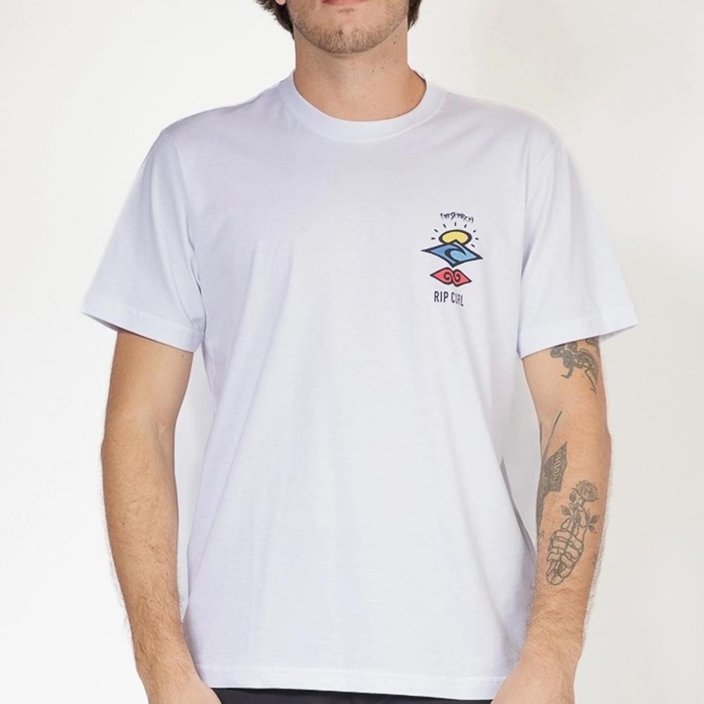 Camiseta Rip Curl Search Icon SM26 Masculina
