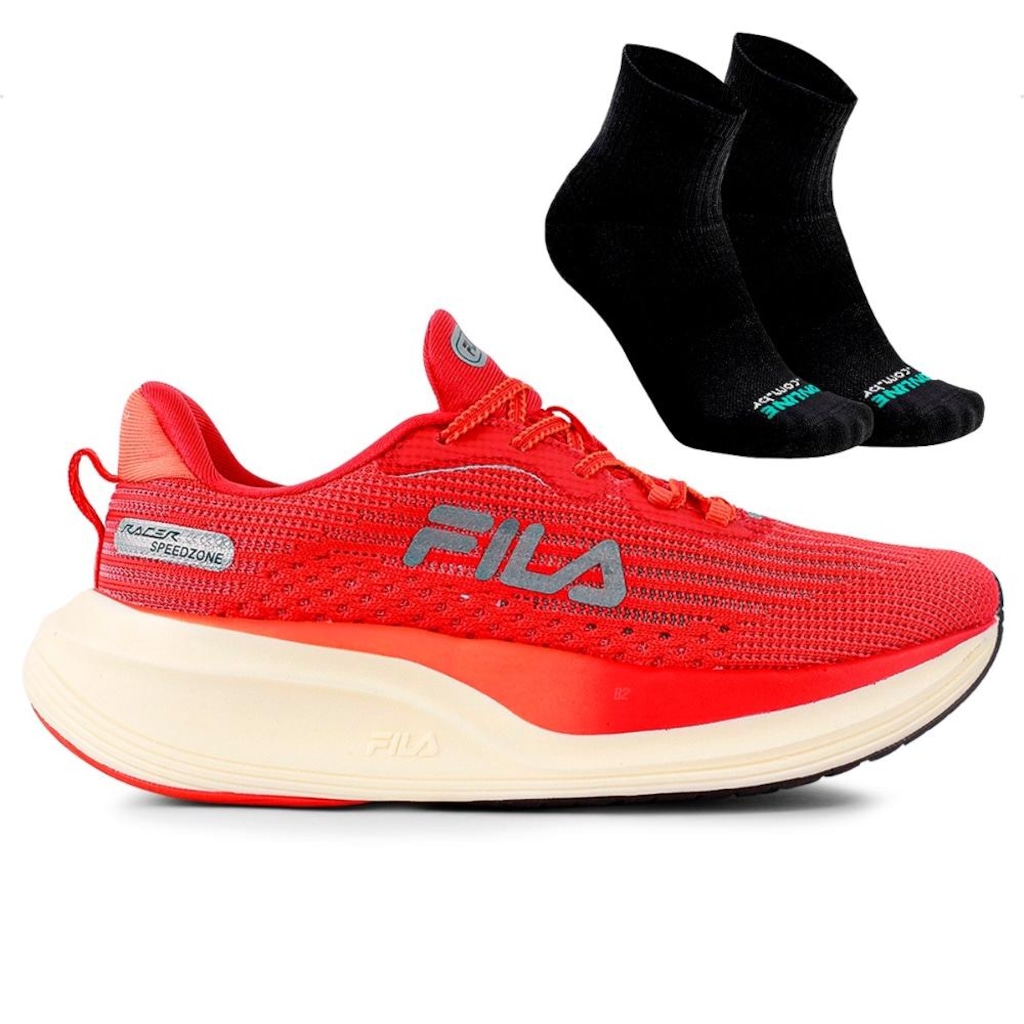 Tênis Fila Racer Speedzone Masculino + Par de Meias Performa