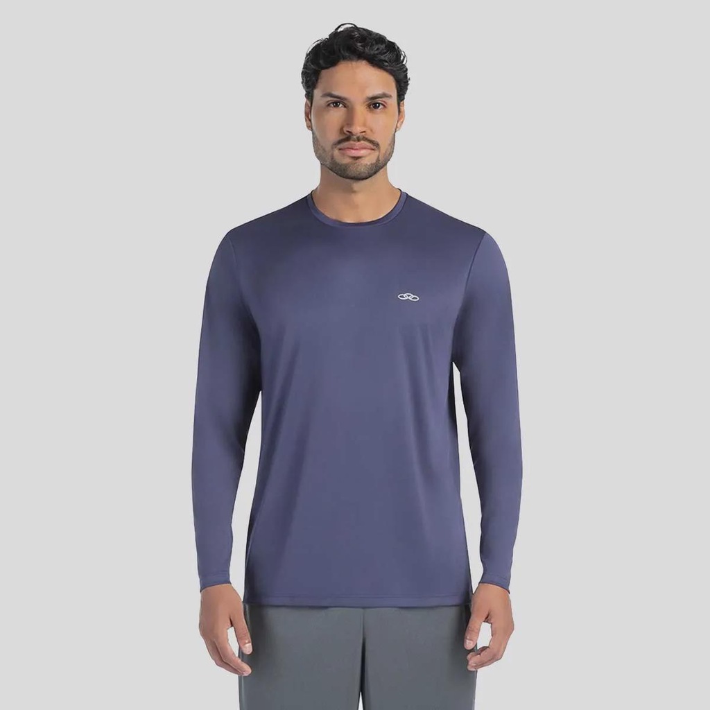 Camiseta Olympikus Essential Manga Longa Masculina