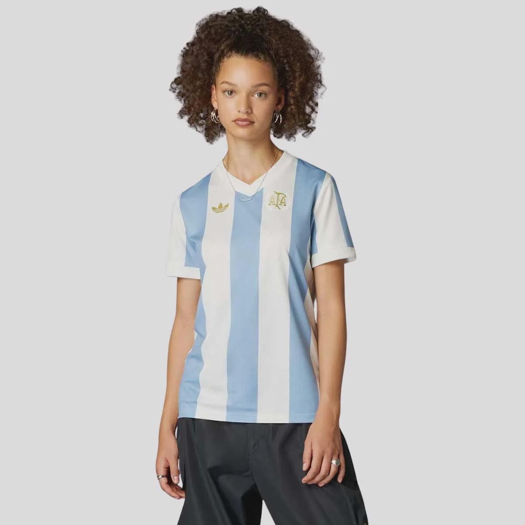 Camisa Seleção da Argentina Edição Comemorativa 25 adidas Feminina
