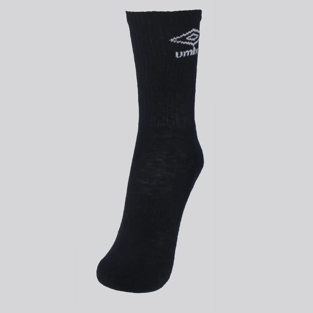 Imagem 2 do produto Kit Meia Umbro 3 Pares Cano Alto Adulto