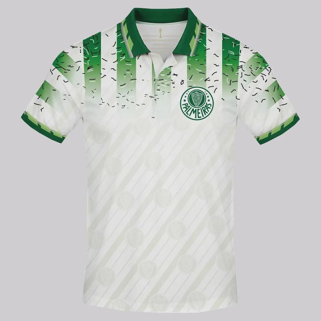 Camiseta Polo Palmeiras Retrô 1996 FutFanatics