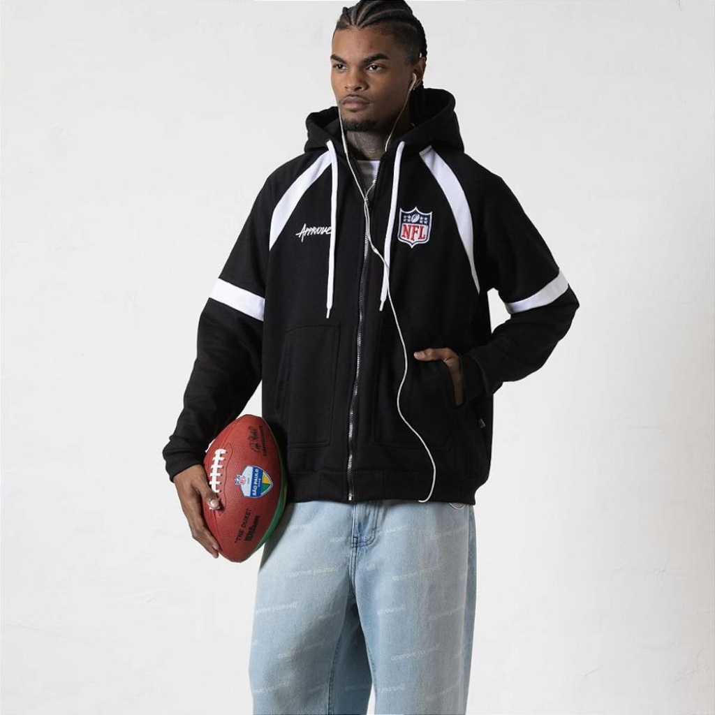 Imagem 5 do produto Blusão de Moletom Masculino Oversized Approve x NFL II Logo Liga