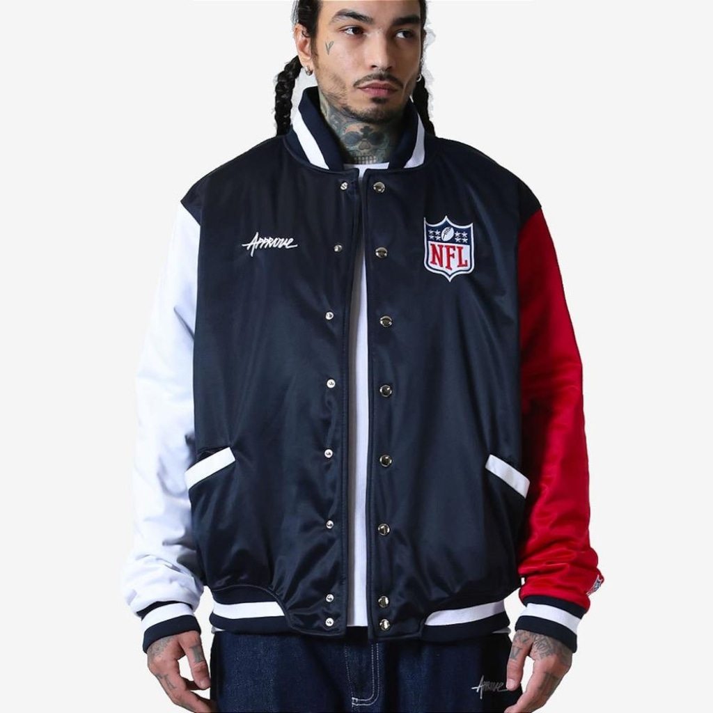 Jaqueta Masculina College Approve x NFL II Logo Liga