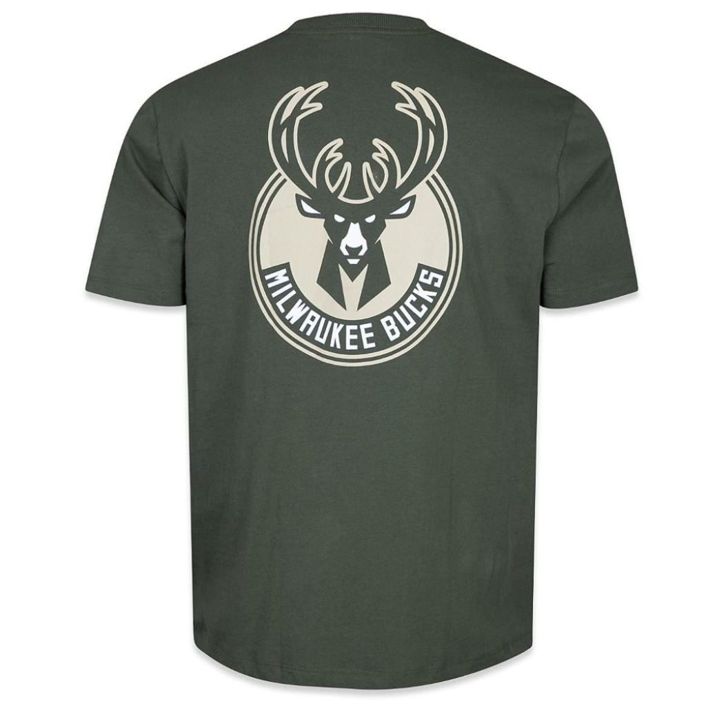 Imagem 2 do produto Camiseta Masculina New Era Milwaukee Bucks NBA All Core