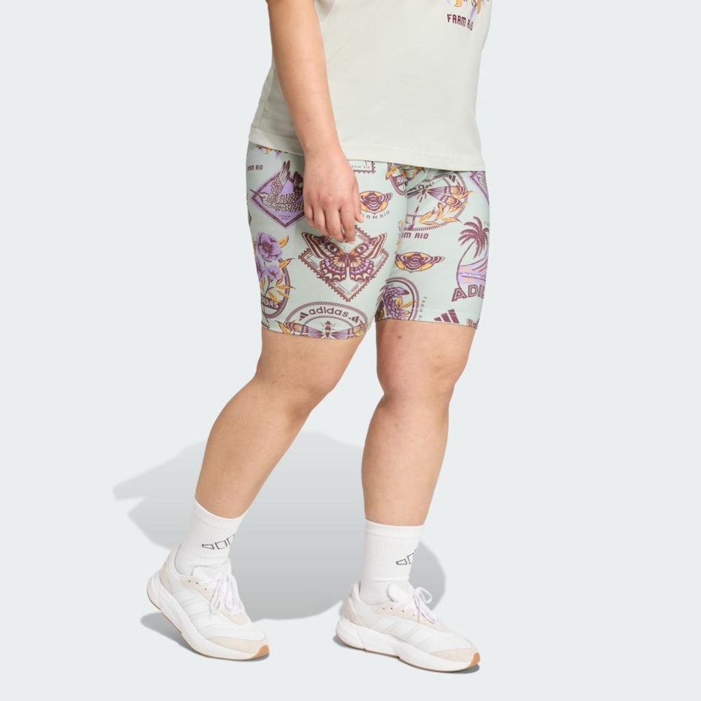 Imagem 4 do produto Short Plus Size Feminino adidas Ciclista FARM