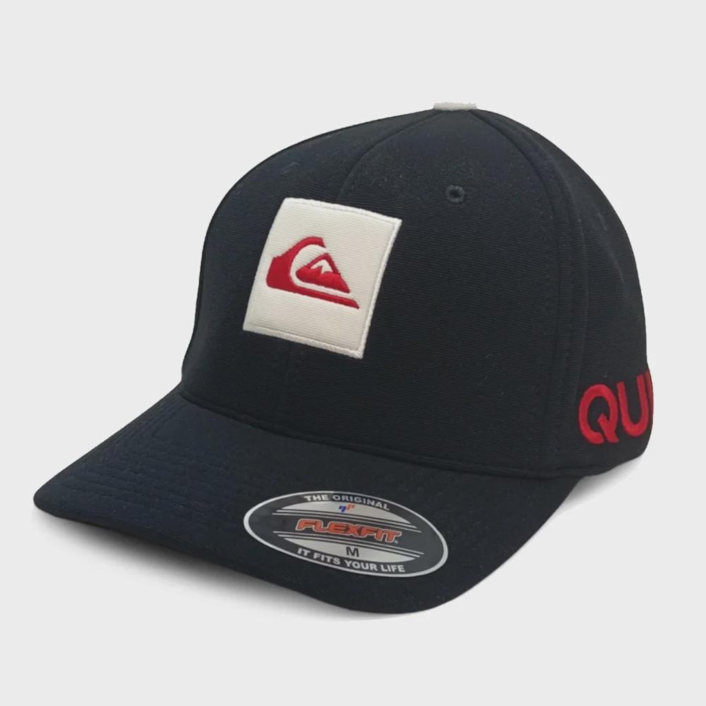 Boné Quiksilver Emb Square Aba Reta