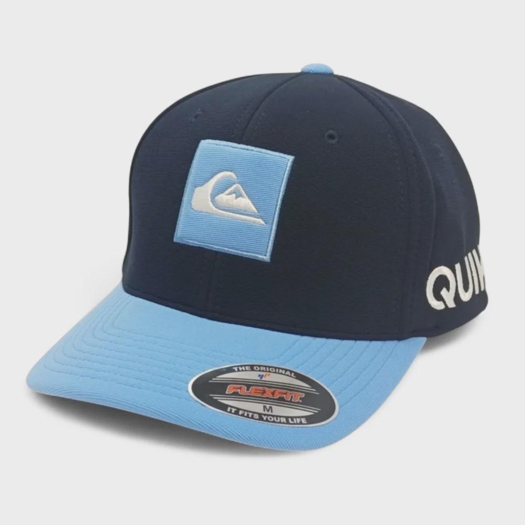 Boné Quiksilver Emb Square Navy Aba Reta