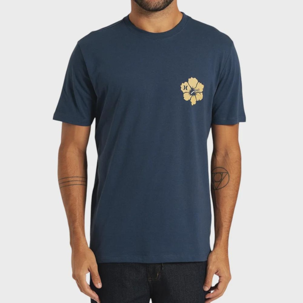 Camiseta Hurley Hibiskull Masculina