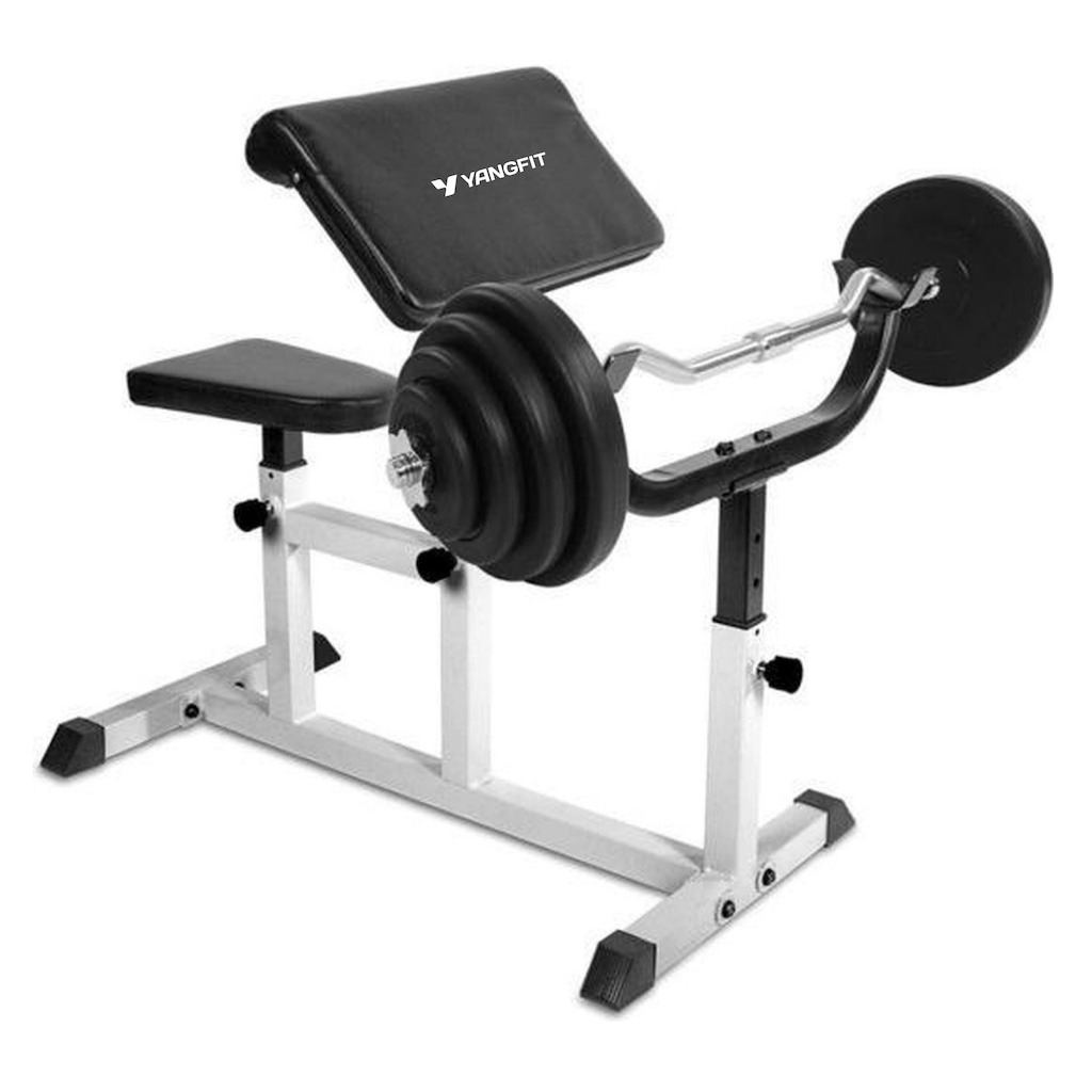 Imagem 3 do produto Banco Scott Regulável Yangfit Rosca Direta Bíceps Antebraço