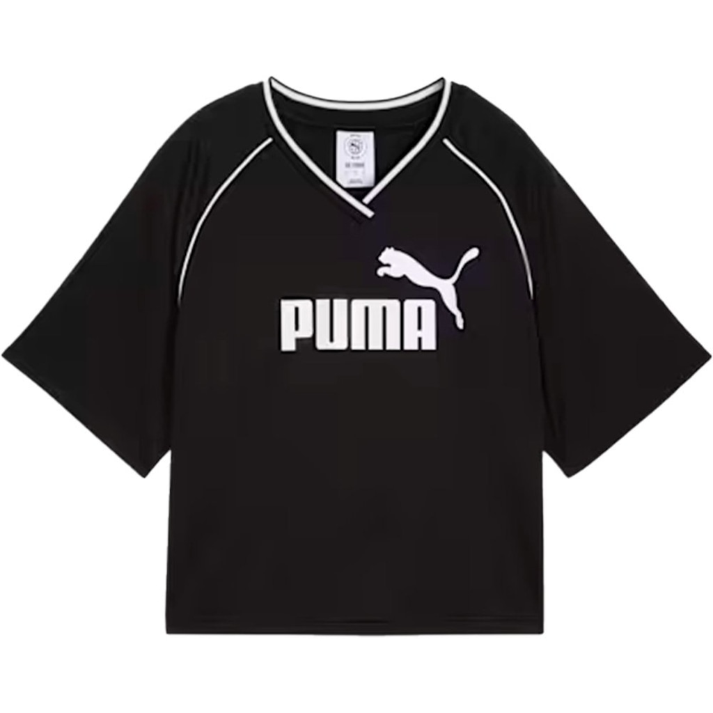 Imagem 4 do produto Blusa Cropped Feminina Puma Essentials Relaxed Football Jersey