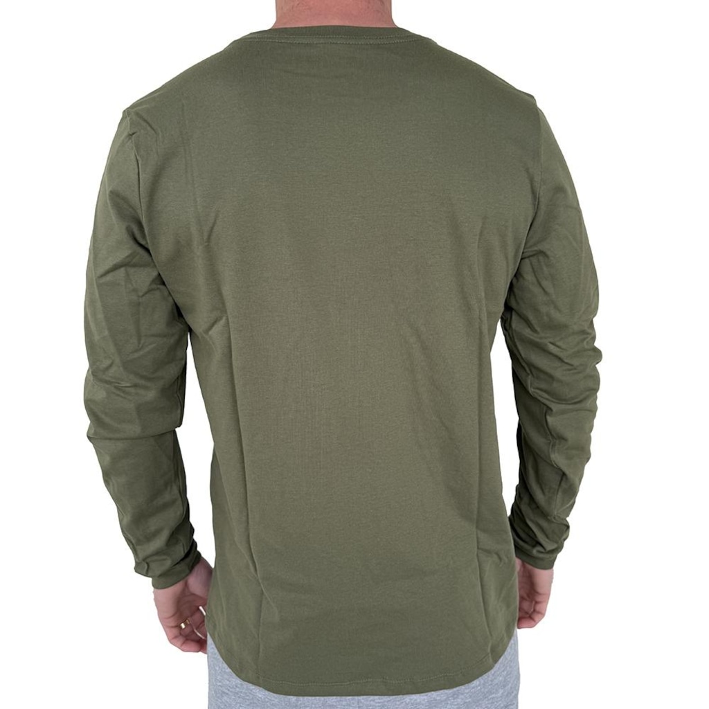 Imagem 2 do produto Camiseta Hurley Manga Longa O&O Solid WT25 Masculina