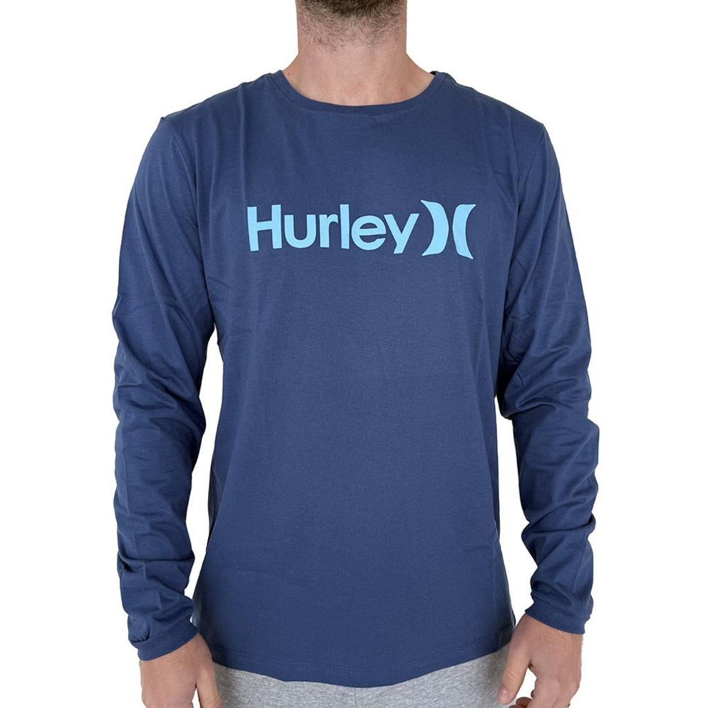 Camiseta Hurley Manga Longa O&O Solid WT25 Masculina