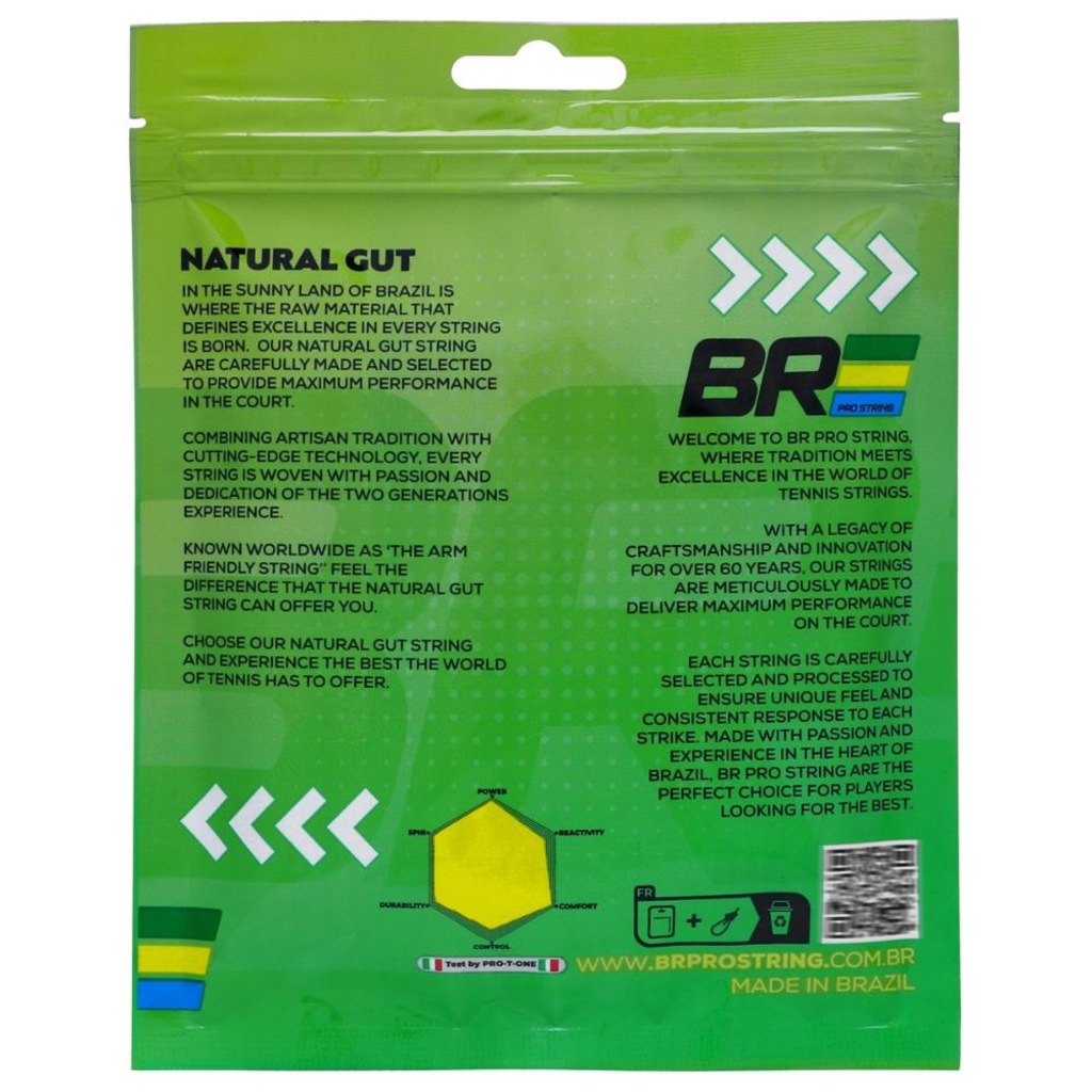 Imagem 2 do produto Corda BR Pro String Natural Gut 16L 1.25mm Set Individual