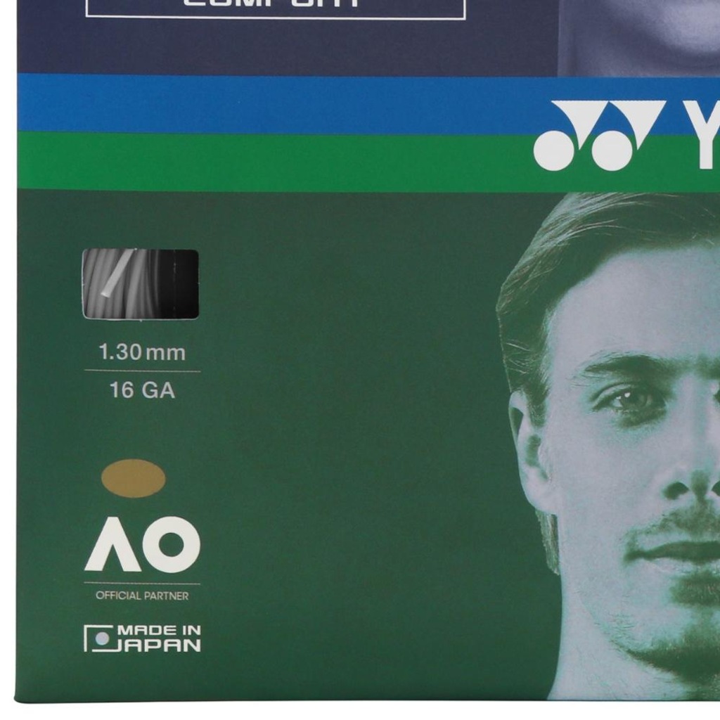 Imagem 2 do produto Corda Yonex Rexis 16 1.30mm Natural - Set Individual