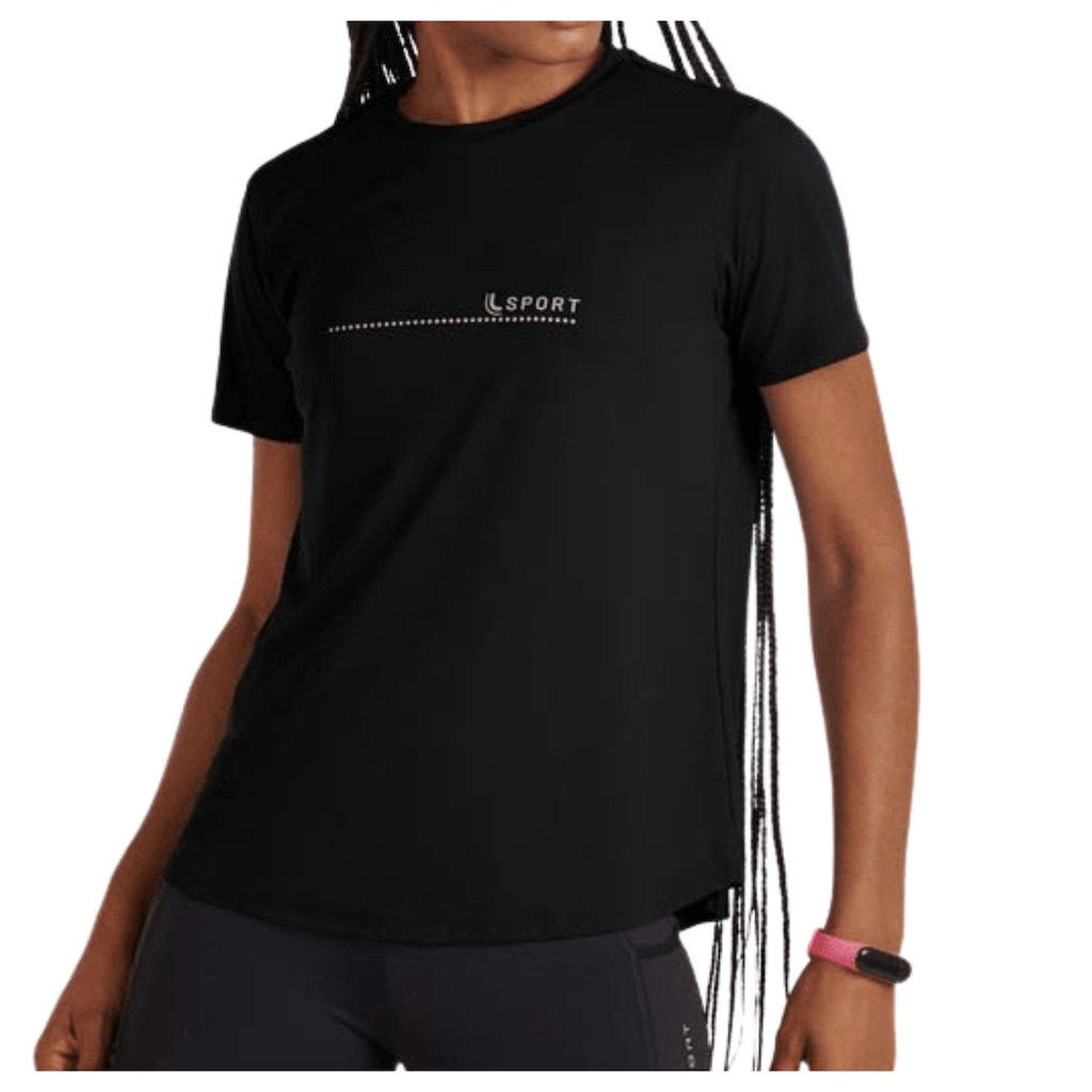 Camiseta T-Shirt Lupo Poliamida Básica Feminina