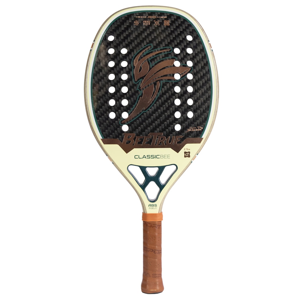Raquete Beach Tennis Ama Sport BeeTrue Classic Bee 12k Eva Fernandez - Foto 1