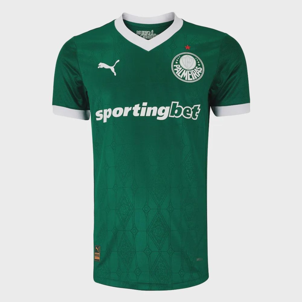 Camisa do Palmeiras I 25/26 Masculina Puma Jogador - Foto 1