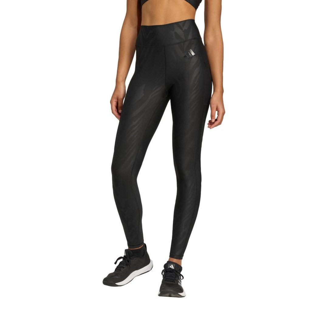 Calça Legging de Comprimento Total Feminina adidas Optime AOP