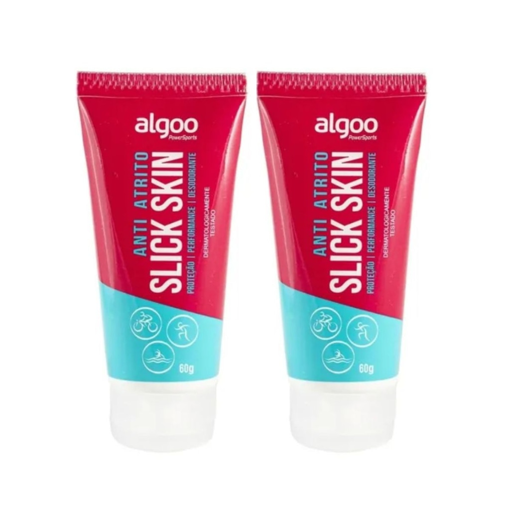 Creme Anti Atrito assadura ciclismo Algoo Slick 60g - 2 unidades
