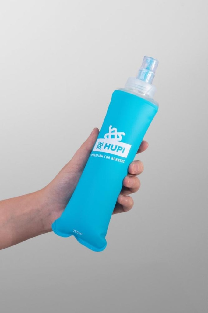 Imagem 2 do produto Garrafas Dobrável Soft Flask Hupi Corrida Boca Pequena - 2 unidades