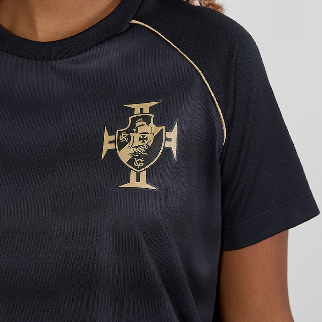 Imagem 4 do produto Camisa Vasco Da Gama Raglan Mosaico Braziline - Feminina