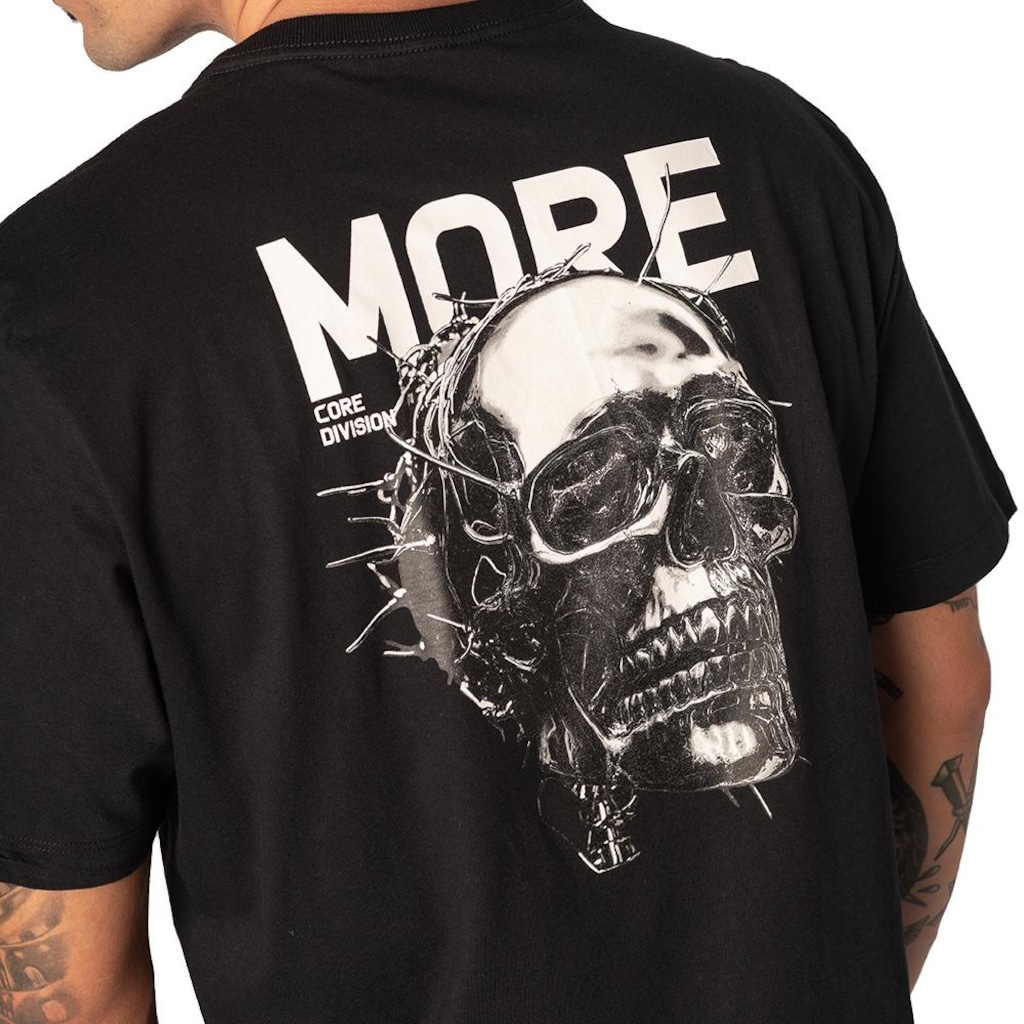 Imagem 4 do produto Camiseta MCD Caveira Cromada SM26 Masculina