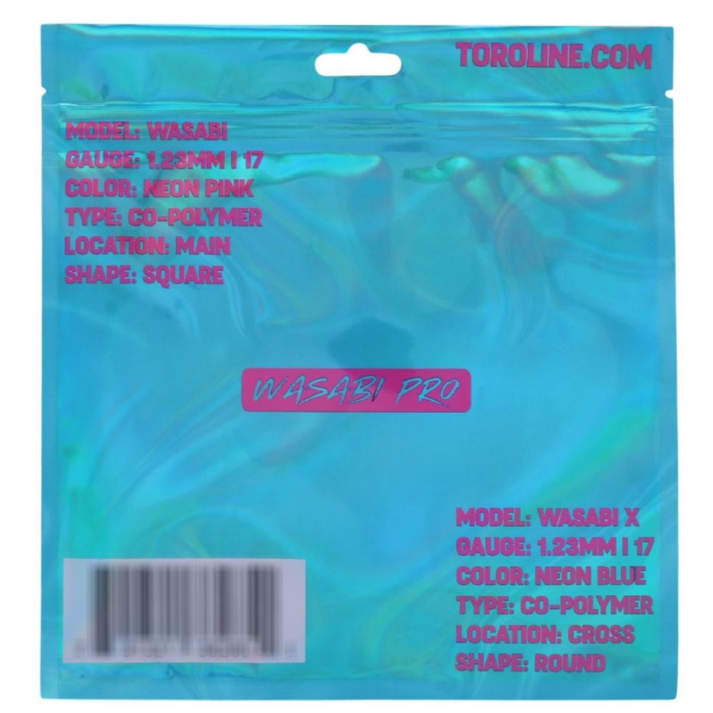 Imagem 3 do produto Corda Toroline Wasabi Pro Hybrid 17L 1.23mm - Set Individual