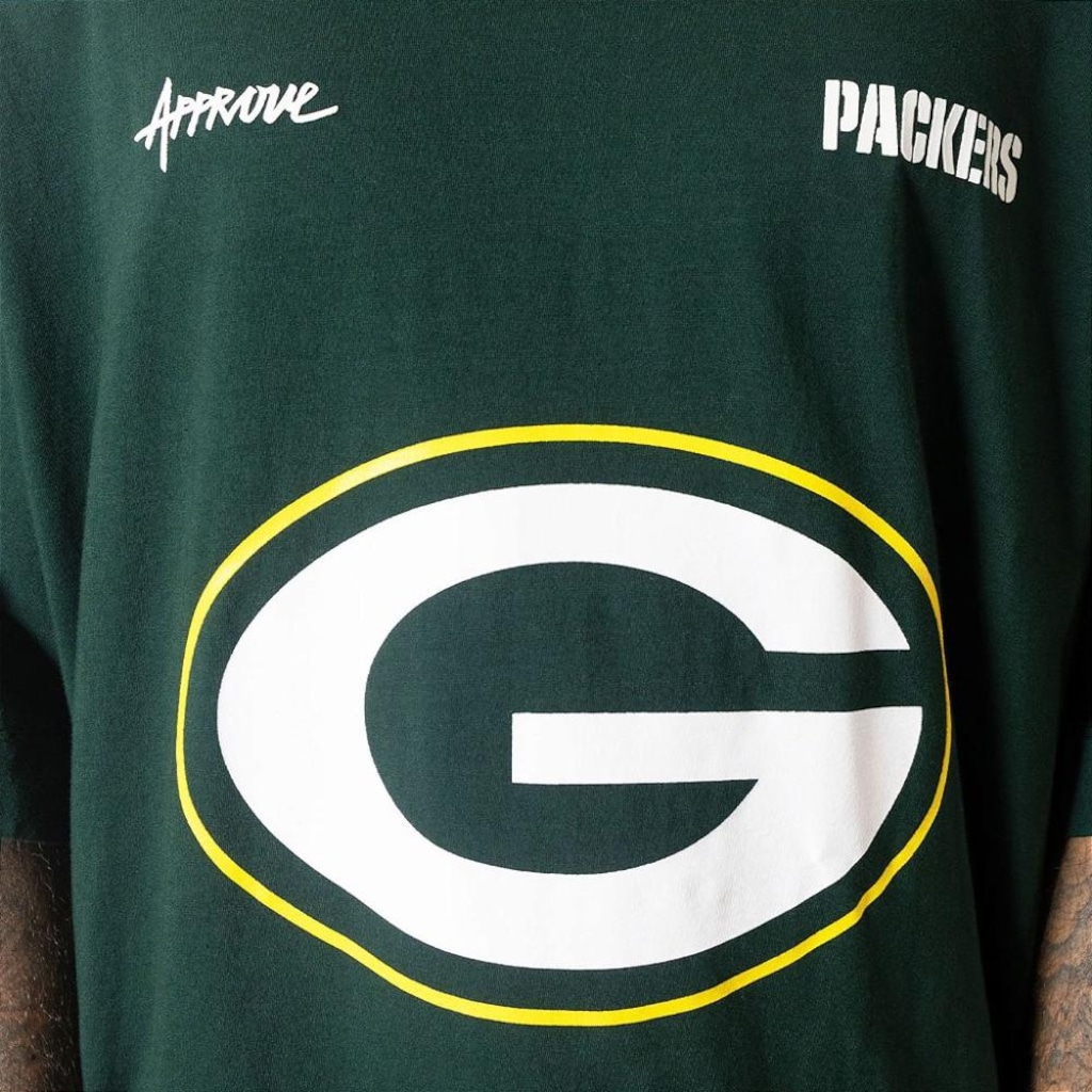 Imagem 4 do produto Camiseta Huge Oversized Masculina Approve x NFL II Packers