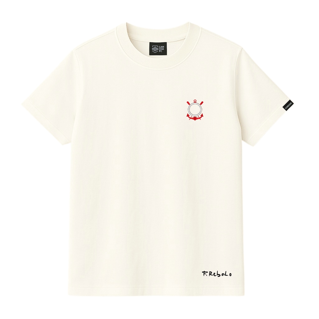 Camiseta Corinthians O Escudo por Rebolo Cancha FC Masculina