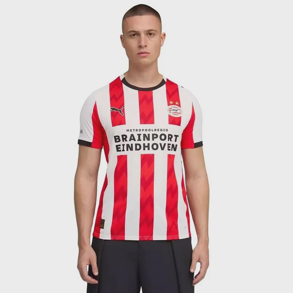 Camisa PSV Eindhoven I 26 Home Puma Masculina