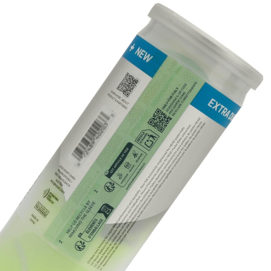 Imagem 2 do produto Bola De Padel Head Pro + Tubo Com 03 Bolas