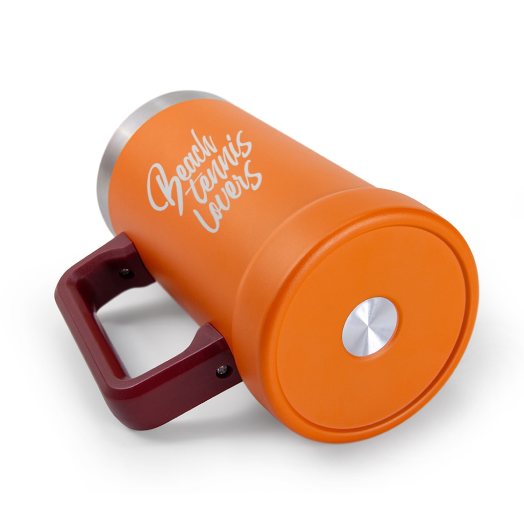 Imagem 3 do produto Caneca Térmica Aço Inox 709Ml Beach Tennis Lovers Alma Genius