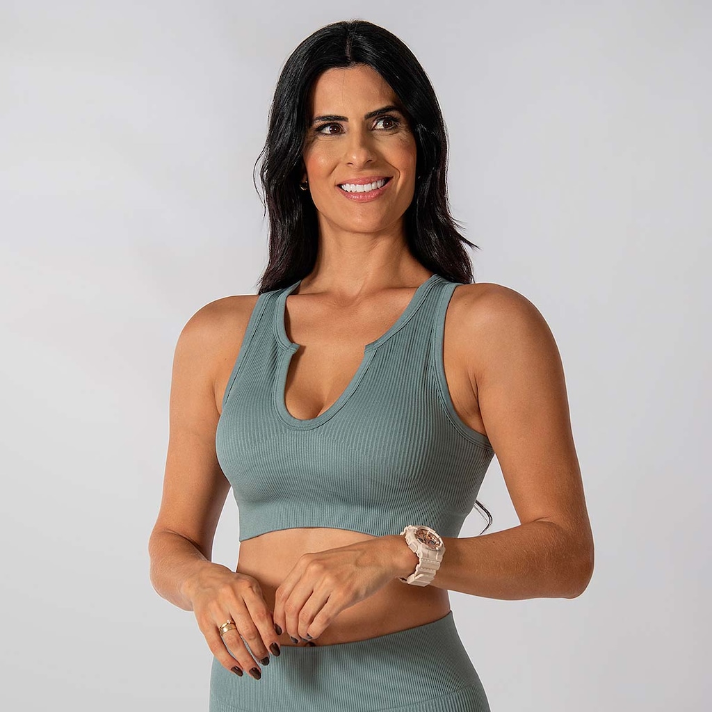 Imagem 4 do produto Conjunto Fitness Short E Regata Feminina Alma Genius Feminino