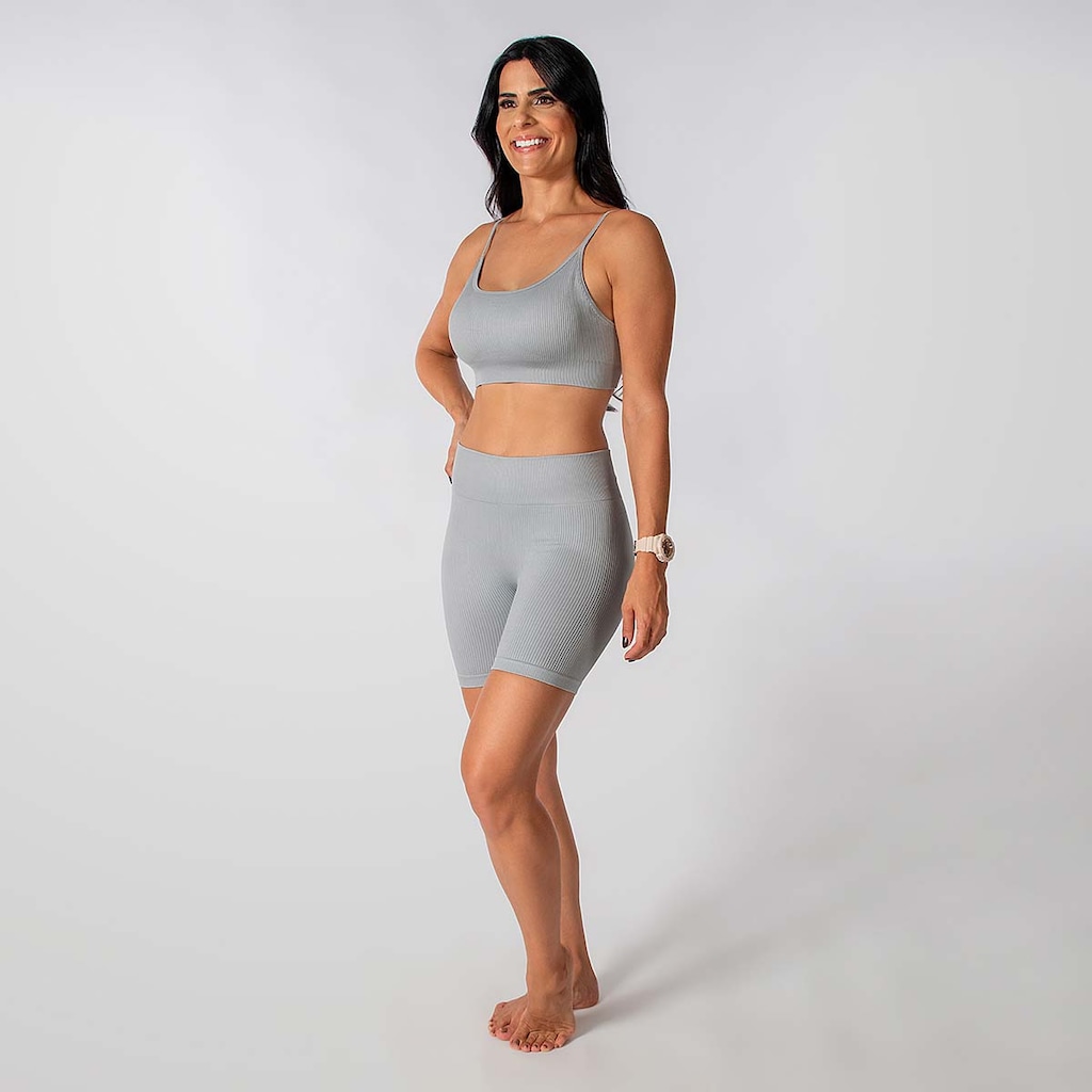 Imagem 2 do produto Conjunto Fitness Short Top Alça Regulavel Alma Genius Feminino